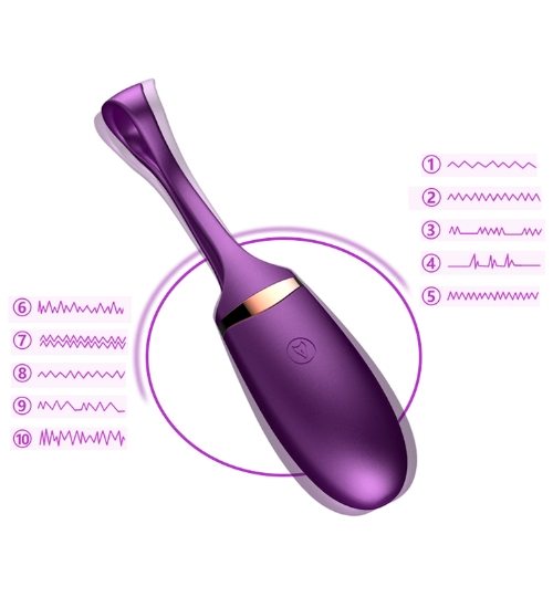 Ou violet elegant cu telecomandă