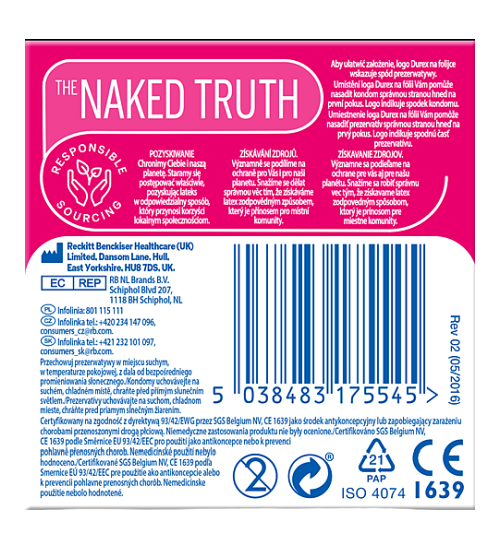 Prezervative Durex Pleasuremax Ribbed
