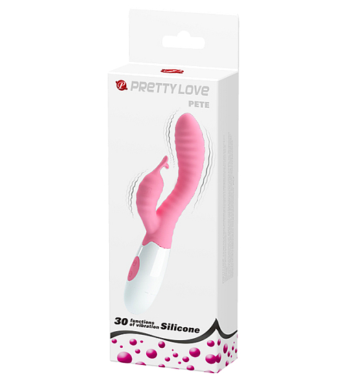 Vibrator exclusiv cu stimulator clitoridian