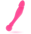 Dildo dublu roz din silicon