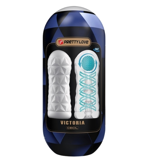 Masturbator alb cu bilă 360