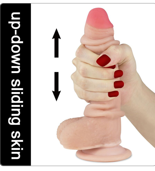 Dildo realist cu piele elastică
