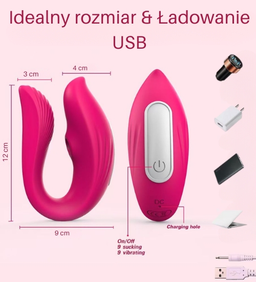 Vibrator portabil roz controlat prin aplicație