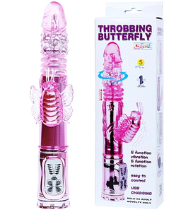 Vibrator multifuncțional USB - 5 rotații și vibrații