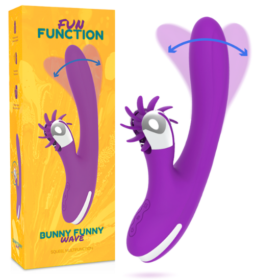 Vibrator iepuraș cu stimulare a punctului G