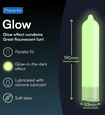 Pasante Glow 3pc prezervative care strălucesc în întuneric.