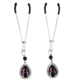 Cleme pentru sfârcuri - diamant violet
