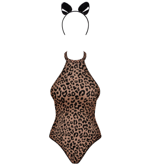 Body cu imprimeu leopard Obsessive