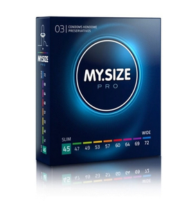 Prezervativele mele.SIZE Pro 45 mm - 3 buc