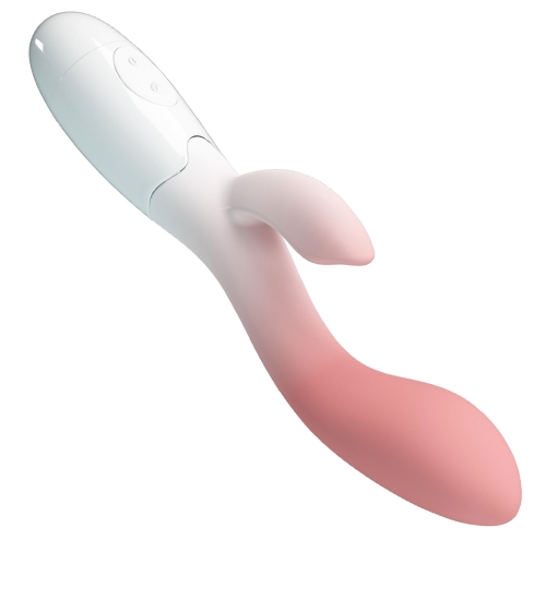 Vibrator pentru punctul G și clitoris cu efect ombre