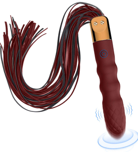 Vibrator elegant care se termină cu un bici