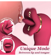 Vibrator roșu alternativ cu buze