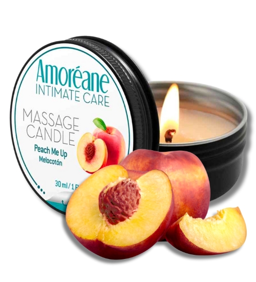 Lumânare de masaj cu piersici 30 ml