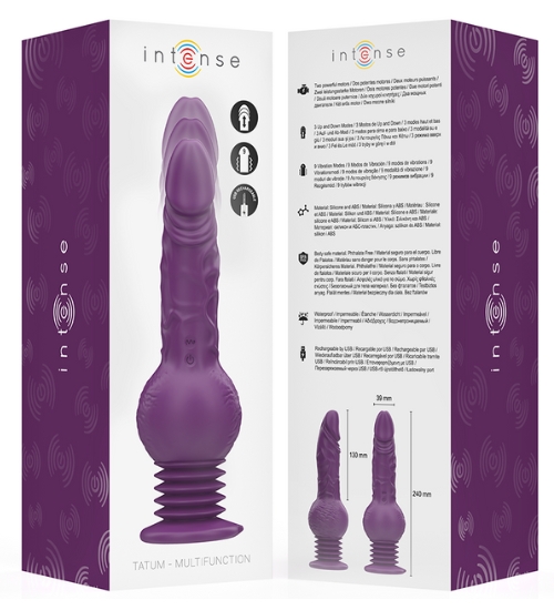 Vibrator violet cu mișcare sus-jos
