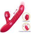 Vibrator roz pentru stimularea punctului G și a clitorisului