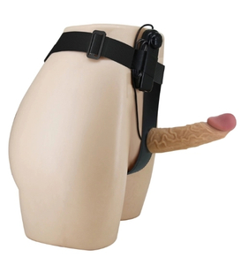 Strap-on vibrator cu vârf moale