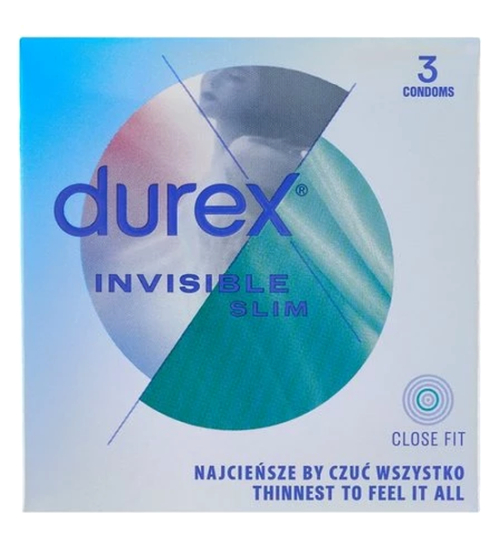 Prezervative Durex Invisible Slim Thin