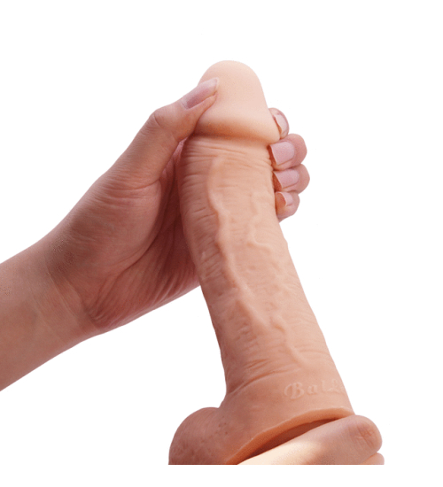 Dildo mare în cyberskin