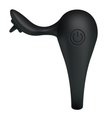 Inel vibrator cu stimulator clitoridian