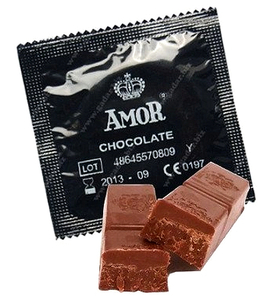 Prezervative cu aromă de ciocolată - 50 buc.