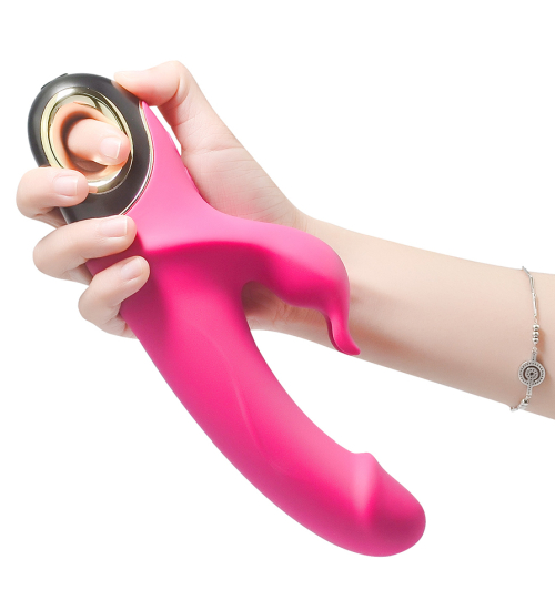 Vibrator iepuraș roz - neted