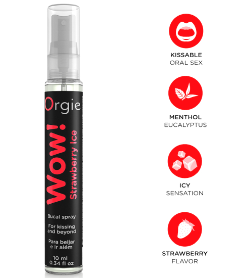 Spray de buze răcoritor cu căpșuni - Orgie WOW!