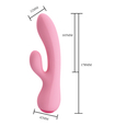 Vibrator flexibil roz 12 vibrații