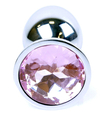 Plug anal cu cristal roz