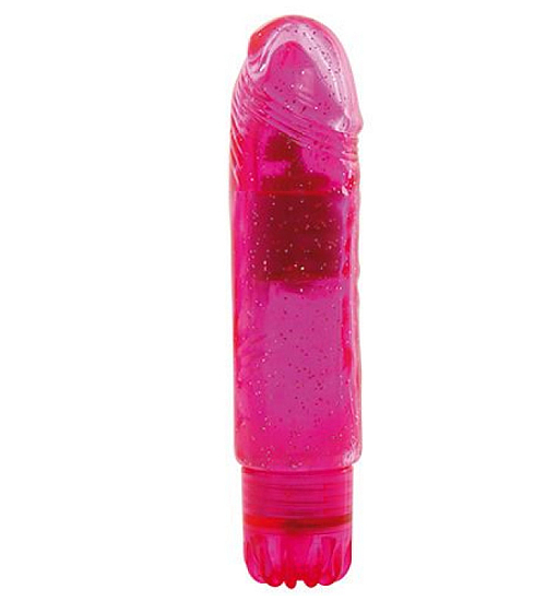 Mini vibrator cu sclipici