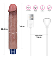 Vibrator realist din silicon de 20 cm