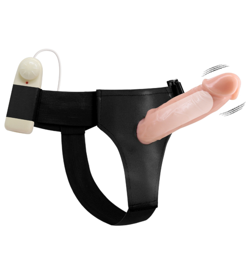 Penis vibrator pe bretele