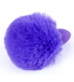 Dop violet cu pompon