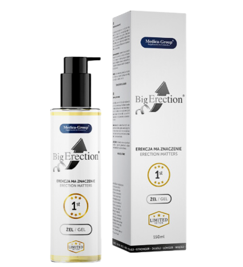 Gel BigErection pentru o erecție puternică și lungă - 150 ml