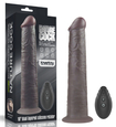 Dildo întunecat cu telecomandă wireless