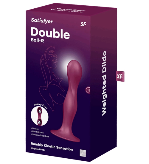 Dildo vaginal cu bile în interior