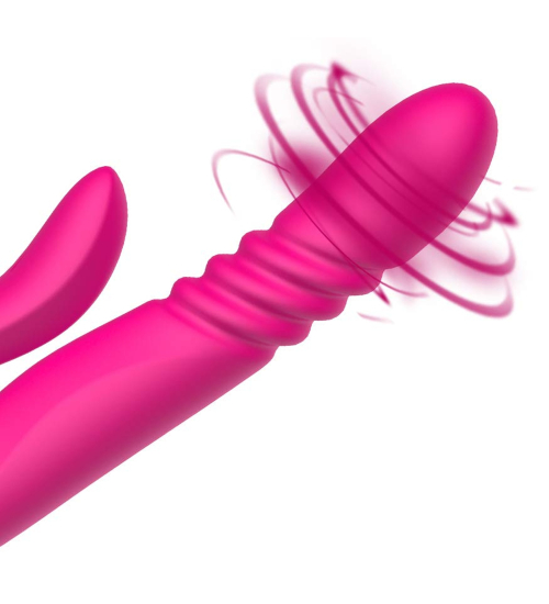 Vibrator multifuncțional din silicon