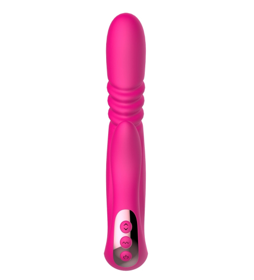 Vibrator multifuncțional din silicon