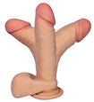 Dildo realist cu coloană vertebrală 