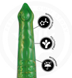 Dildo epic cu tentacule de caracatiță verde