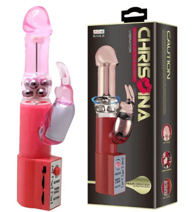 Vibrator cu perlă rotativă
