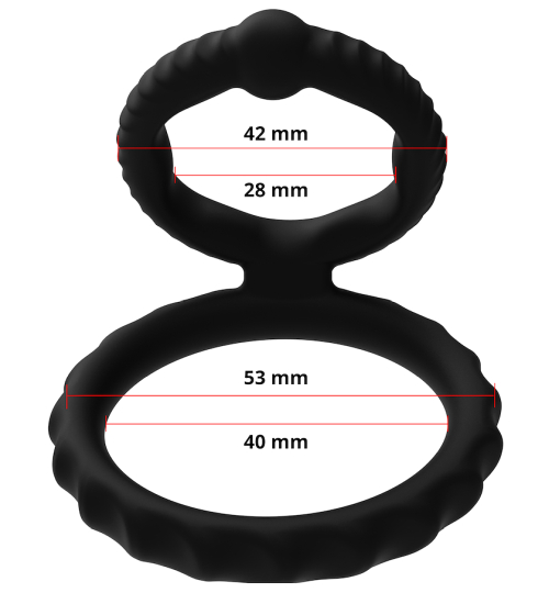 Inel de erecție pentru penis și testicule