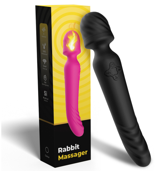 Vibrator încălzit - Mission negru