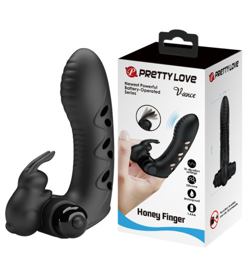 Negru vibratoare Finger pad