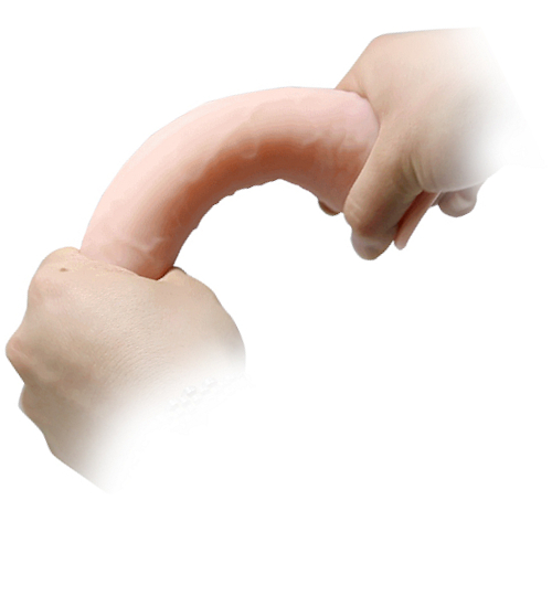 Dildo cu coloană vertebrală cyberskin