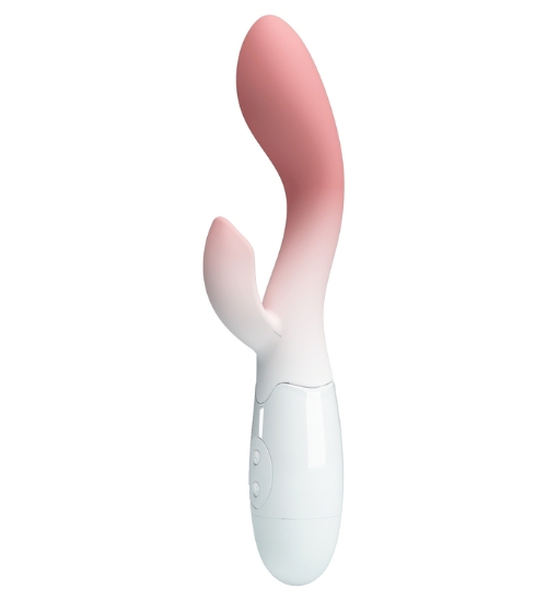 Vibrator pentru punctul G și clitoris cu efect ombre