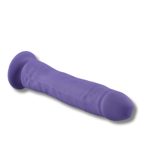 Dildo din silicon cu ventuză