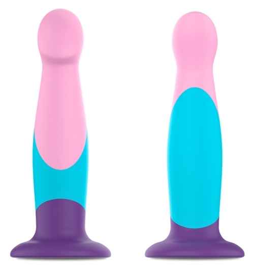 Dildo pastel în trei culori Mythology