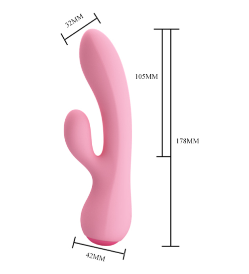 Vibrator flexibil roz 12 vibrații