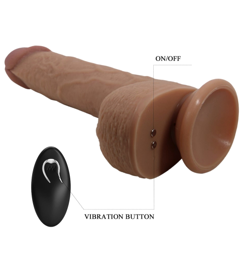 Vibrator Tommy realist cu telecomandă wireless