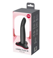 Dildo negru din silicon cu corp modelabil